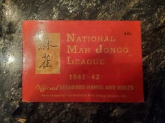 HISTORIC 1941-42 NMJL Official Standard Hands & Rules Card – Red Cover