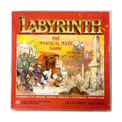 Golden Boardgame Labyrinth – The Mystical Maze Game Box Fair/VG+
