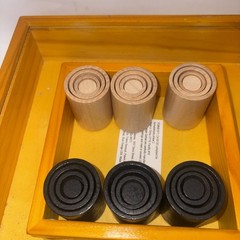 Vintage Gobblet Wood Board Game 2000 Blue Orange Games Complete Wooden Box 4×4