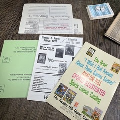 Pro Golf Sports Illustrated Avalon Hill Game 1984 Pebble Beach COMPLETE
