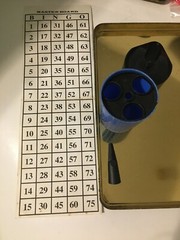 Vantage Bingo machine cards Collectors Edition 1999 game in a Tin CARDINAL box