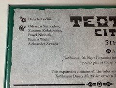 NEW TEOTIHUACAN CITY OF GODS 5TH PLAYER EXPANSION- GREEN PLAYER AGES 14+