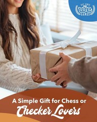 24 Wooden Checker Pieces 1.06 Inch – Stackable & Durable with Storage Bag