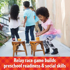 Educational Insights Pancake Pile-Up – Sequence Relay Game for Kids, Matching an