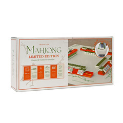 Maison Lude Limited Edition 160-Piece Mahjong Set Wildlife Design w/ Carry Bag