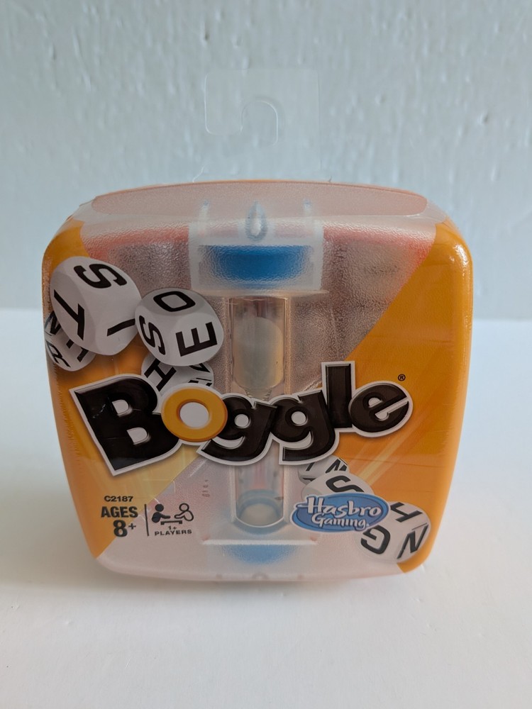 Hasbro Gaming Travel Size Boggle On The Go Word Puzzle Family Fun Game Brand New