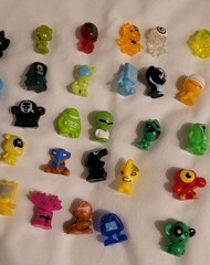 Lot 36 Gogo’s Crazy Bones Various Colors & Series – Satori – Translucent, Used