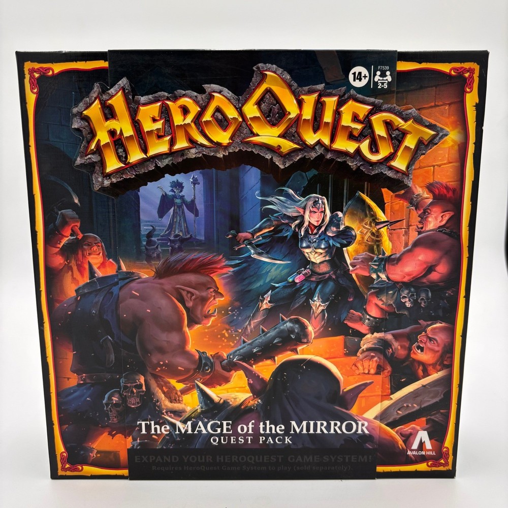 Avalon Hill HeroQuest The Mage of the Mirror Quest Pack NIB Expansion Sealed