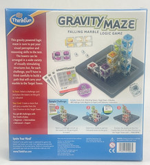 Gravity Maze Board Game Logic Puzzle Towers Marble 60 Challenge Cards New Sealed