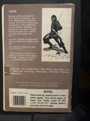 Lost Worlds Ninja Ninjato 1402 Fantasy Combat Book Game W/Sheet and cards 1985