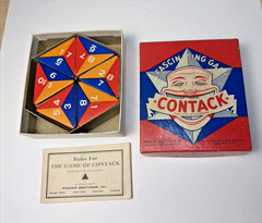 Vintage Parker Brothers Contack game Complete with box and instructions