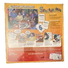 Spontuneous Music Party Game w/ Timer Ages 8+ 4-10 Players 2010