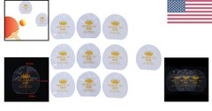 10-Piece Clear Rubber Protection Film for Table Tennis Paddle Maintenance