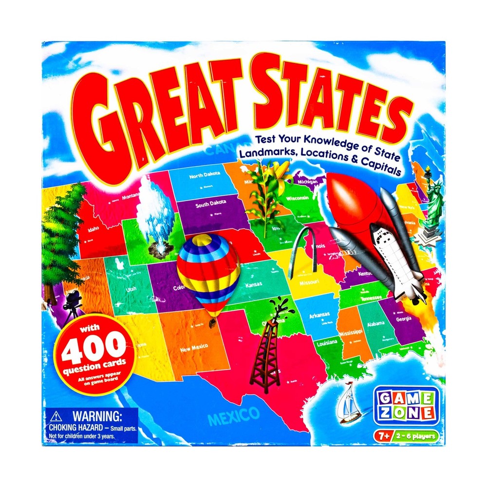 International Playthings Boardgame Great States (2013 Ed) Box Fair/NM