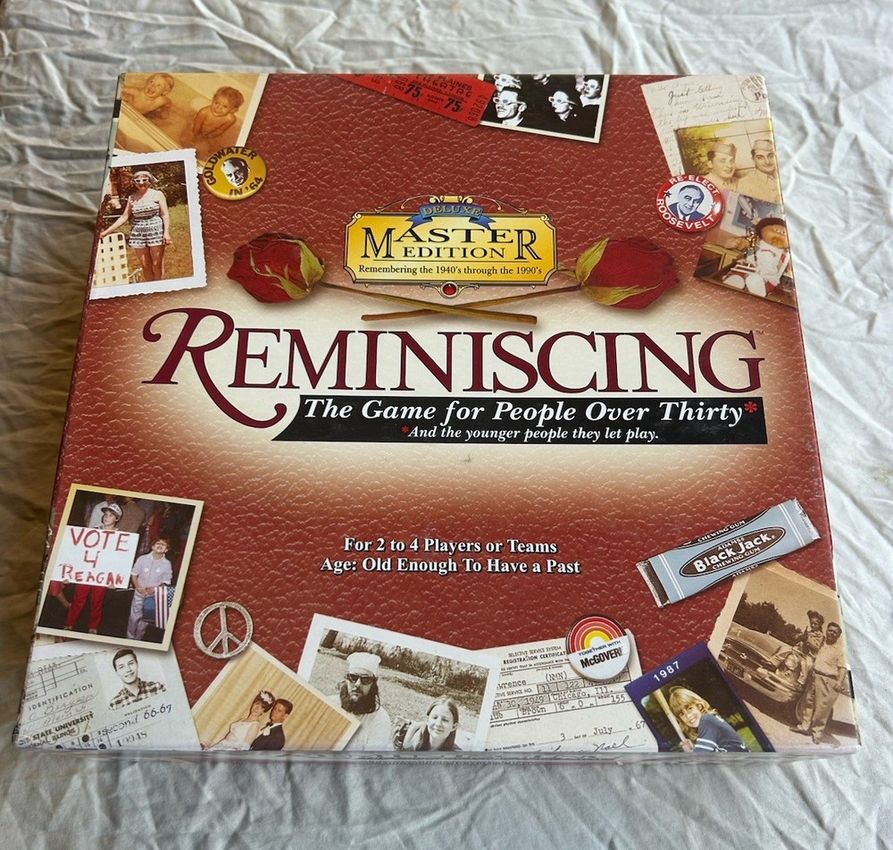 Reminiscing Board Game Deluxe Master Edition 1940s-1990s TDC Games