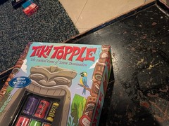 Tiki Topple Board Game by Gamewright Free Shipping