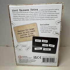 Ransom Notes House Party Edition The Ridiculous Word Magnet Game New Sealed