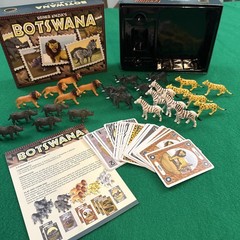 Botswana, Wildlife Safari Game By Gryphon Games. 2-5 Players, Fun For All Ages!