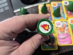 ENCHANTED FOREST 1994 FOR PARTS ONLY 13 TREES with 12 TOKENS no cards included