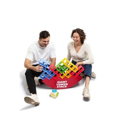 🏰 Giant Tower Stack – Fun for All Ages 🎉FREE SHIPPING!!!!!