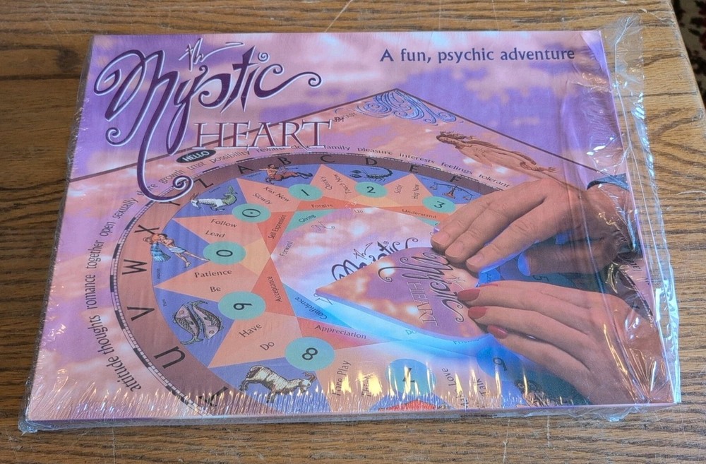 1994 Sealed NOS The Mystic Heart Board Game Psychic Novelty Gift VTG Rare