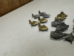 Transogram Strategic Command Game Metal PARTS/PIECES 1962