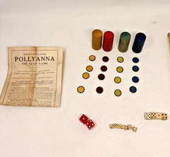 VTG 1916 Parker Brothers Pollyanna The Glad Game Replacement Pieces Rules Lot