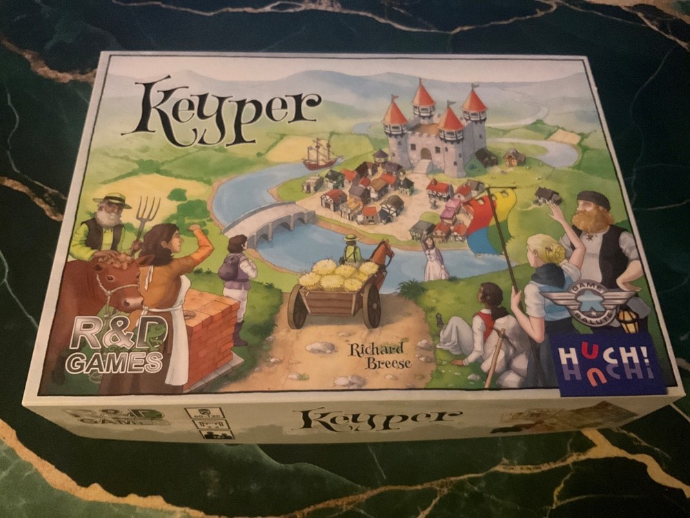 Keyper board game. Richard Breese, R&D Games. Complete played once.
