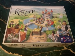 Keyper board game. Richard Breese, R&D Games. Complete played once.