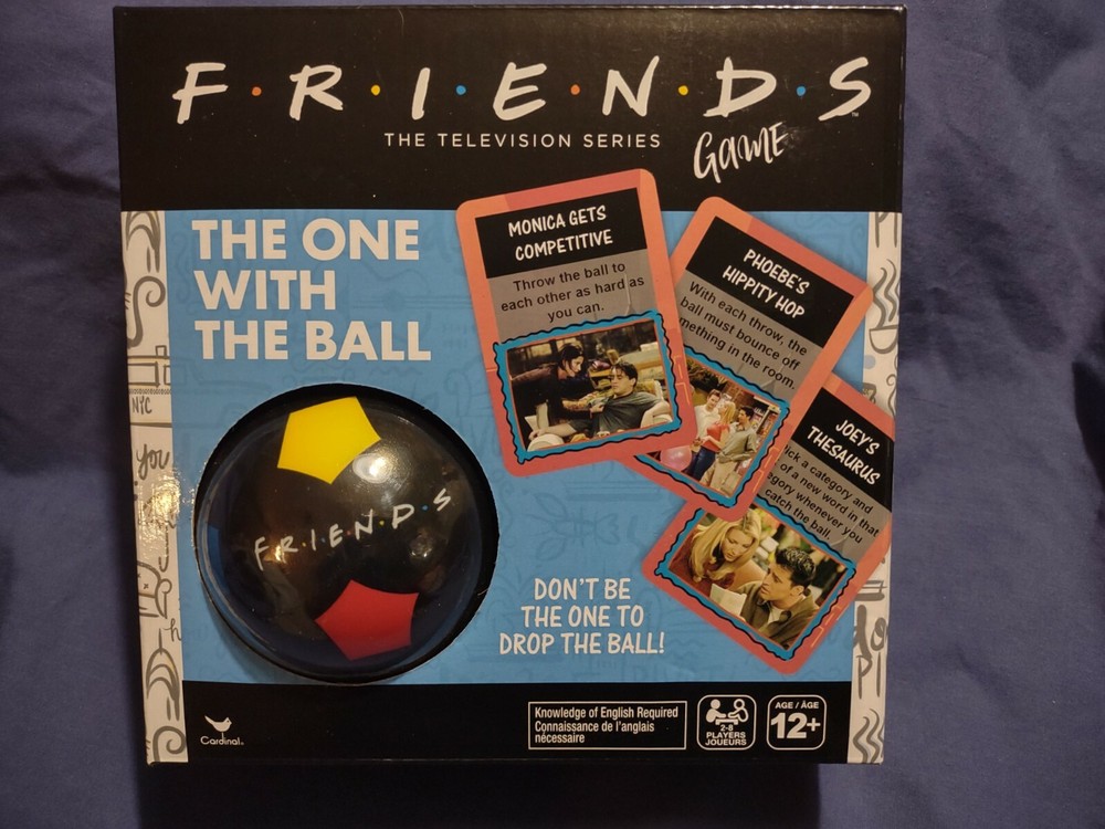 New FRIENDS THE TV SERIES GAME The One with the Ball for 2-8 Players Ages 12+