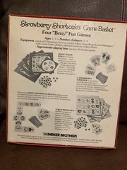 Vintage Strawberry Shortcake Game Basket 4 Berry Fun Games 1981 Parker Bros RARE