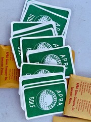Vintage APBA Golf Game Lot – 7 packs of cards – 7 Courses and more
