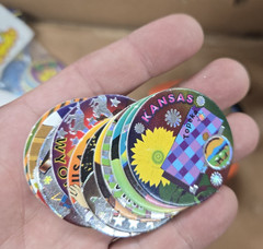 Vintage POG Milk Caps Slammerz Lot 20 Sealed Packs Made in USA 1 Slammer 4 Caps