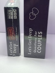 2 NIB Let’s Get Deep Questions for Couples & After Dark Expansion Sealed