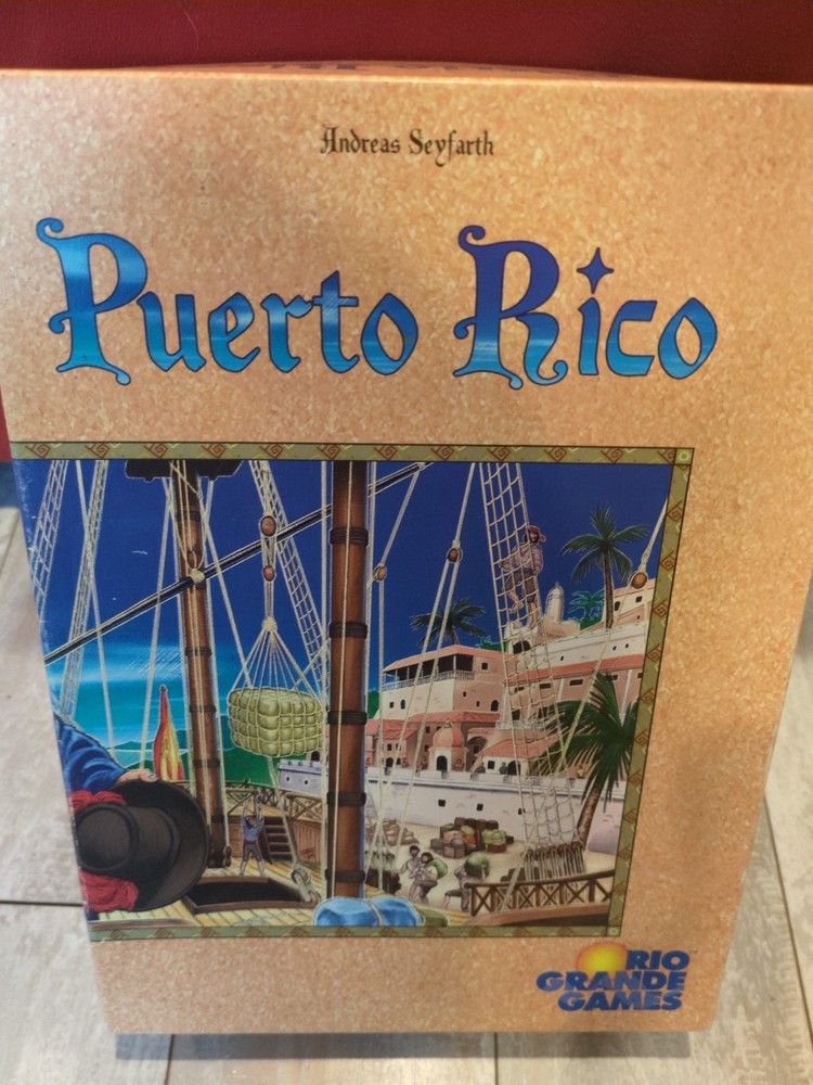 Puerto Rico Strategy Board Game by Andreas Seyfarth 2002 Rio Grande Games