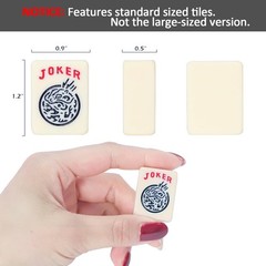 American Mahjong Tiles 160 Pieces Standard Size 12 Inch Melamine Game Set