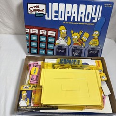 The Simpsons Board Game Lot Jeopardy Clue Life 3-D Chess Vintage 4 Games