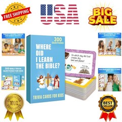 300 Engaging Bible Trivia Card Questions – Fun Bible Games for Kids and Famil…