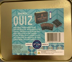 Championship Sport Quiz Game in Collectible Tin Box ~ 50 Cards ~ 100 Questions