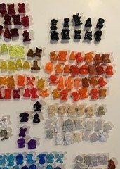 450 Piece Lot – GoGoS CRAZY BONES – Eggy, Aliens, Glitter, Jaws, Clear, Etc