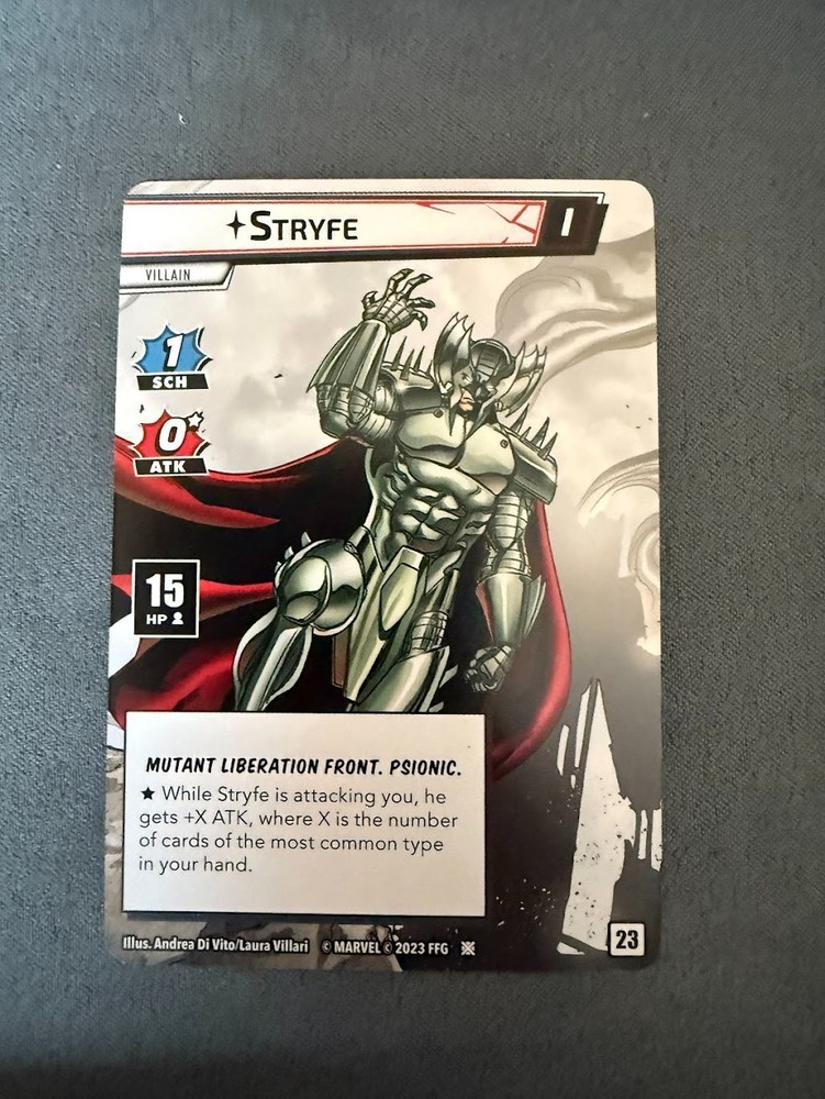 [Marvel Champions LCG] Stryfe (Villain) – NeXt Evolution Promo Card – NM