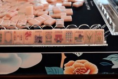 NEW! Pink Paris Mahjong Tiles – 160 American Engraved Tiles – Beautiful!