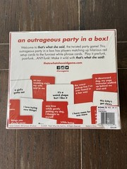That’s What She Said – The Party Game/Board Game – NEW SEALED!