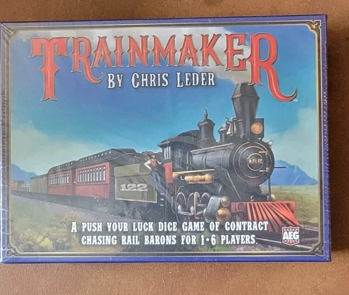 TRAINMAKER BOARD GAME aeg chris leder 2018 dice push your luck 1-6p New