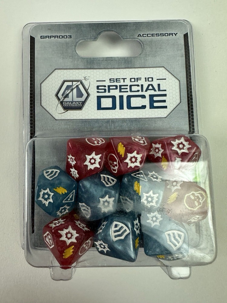 Ares Galaxy Defenders Set of 10 Special Dice GRPR003 Accessory New in Box