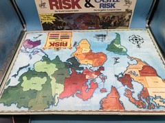 Vintage Parker Brothers Risk & Castle Risk Strategy Board Game 2-6 Players 10+