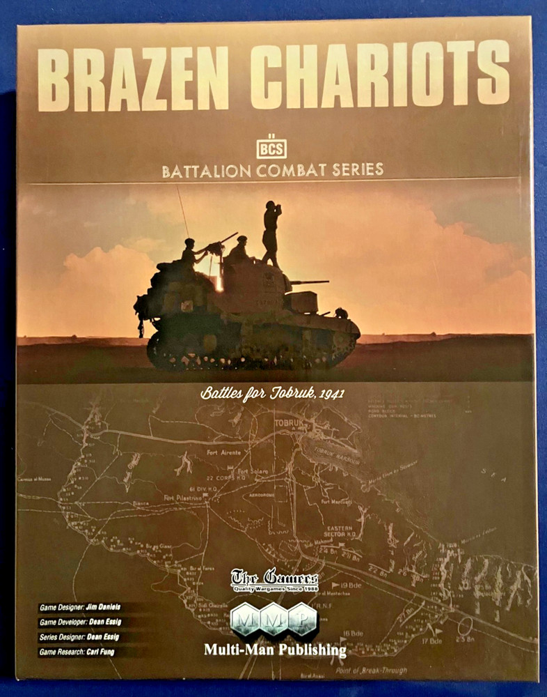 Brazen Chariots: Battles for Tobruk, 1941 (Multi-Man Publishing, 2019)