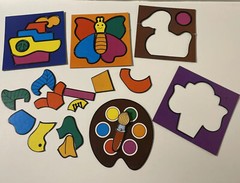 Vintage “Girocolor” Puzzle Game By Diset – Ages 3 to 8 – Complete!