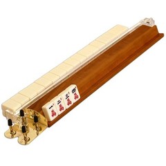 Western Style Mah Jongg Clear Acrylic Mahjong Pushers 18” – Set of 4