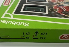VINTAGE SUBBUTEO HUNGARY ABERDEEN WALES 63724 TABLE SOCCER FOOTBALL SET BOXED